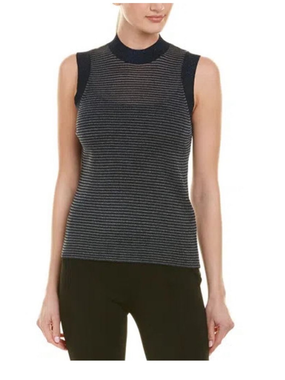 Rag&Bone metallic blend knit top xs